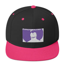 Load image into Gallery viewer, NEW WHITE AND PURP O snapback HATS