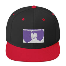 Load image into Gallery viewer, NEW WHITE AND PURP O snapback HATS