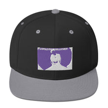 Load image into Gallery viewer, NEW WHITE AND PURP O snapback HATS