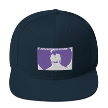 Load image into Gallery viewer, NEW WHITE AND PURP O snapback HATS