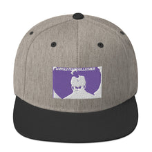 Load image into Gallery viewer, NEW WHITE AND PURP O snapback HATS