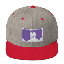 Load image into Gallery viewer, NEW WHITE AND PURP O snapback HATS
