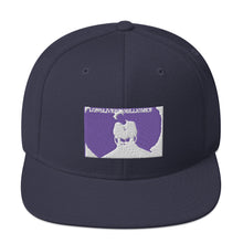 Load image into Gallery viewer, NEW WHITE AND PURP O snapback HATS