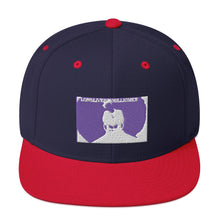 Load image into Gallery viewer, NEW WHITE AND PURP O snapback HATS