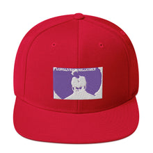 Load image into Gallery viewer, NEW WHITE AND PURP O snapback HATS