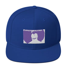 Load image into Gallery viewer, NEW WHITE AND PURP O snapback HATS