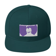 Load image into Gallery viewer, NEW WHITE AND PURP O snapback HATS