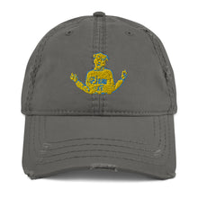 Load image into Gallery viewer, GOLDEN O DISTRESSED DAD HATS
