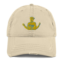 Load image into Gallery viewer, GOLDEN O DISTRESSED DAD HATS