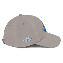 Load image into Gallery viewer, BLUE AND WHITE CLASSIC DAD CHAMP HAT
