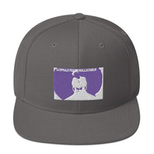 Load image into Gallery viewer, NEW WHITE AND PURP O snapback HATS
