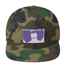 Load image into Gallery viewer, NEW WHITE AND PURP O snapback HATS
