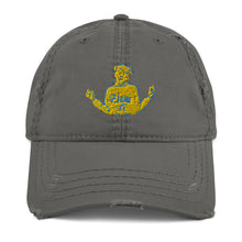 Load image into Gallery viewer, GOLDEN O DISTRESSED DAD HATS
