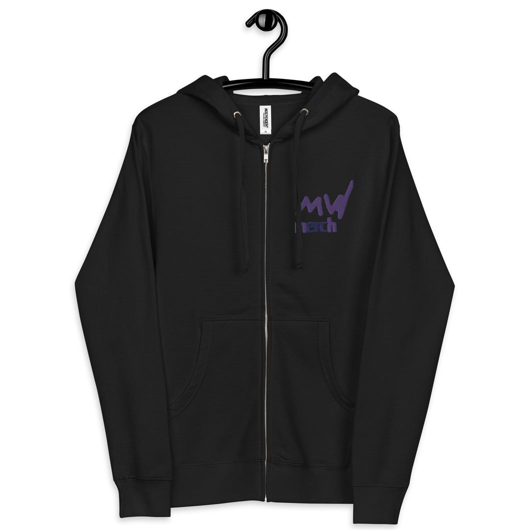 MW MERCH zip up hoodie